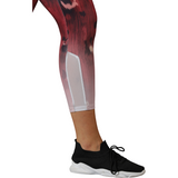 Women's Skin fit Digital printed Training Tights with Elasticated waist & Zipper pocket.