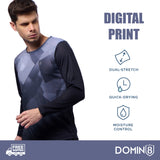 Men's Digital print outdoor Training full sleeve T-shirt