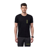 Men's Outdoor T-Shirt with Nylon Zipped Pocket