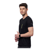 Men's Outdoor T-Shirt with Nylon Zipped Pocket